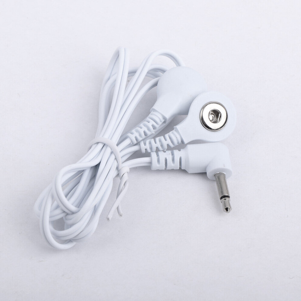 Dechoicelife (A-2 Heads) 3.5Mm 2/4Heads Connection Cable For Tens Massager Electrotherapy Machine Electrode Lead Wires Massage & Relaxation