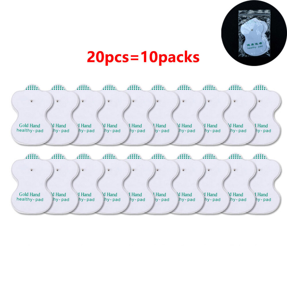 Dechoicelife 20Pcs/Lot Healthy Pad Electrodos Electrode Massage Pads For Digital Tens Acupuncture Device Body Massager Therapy Machine