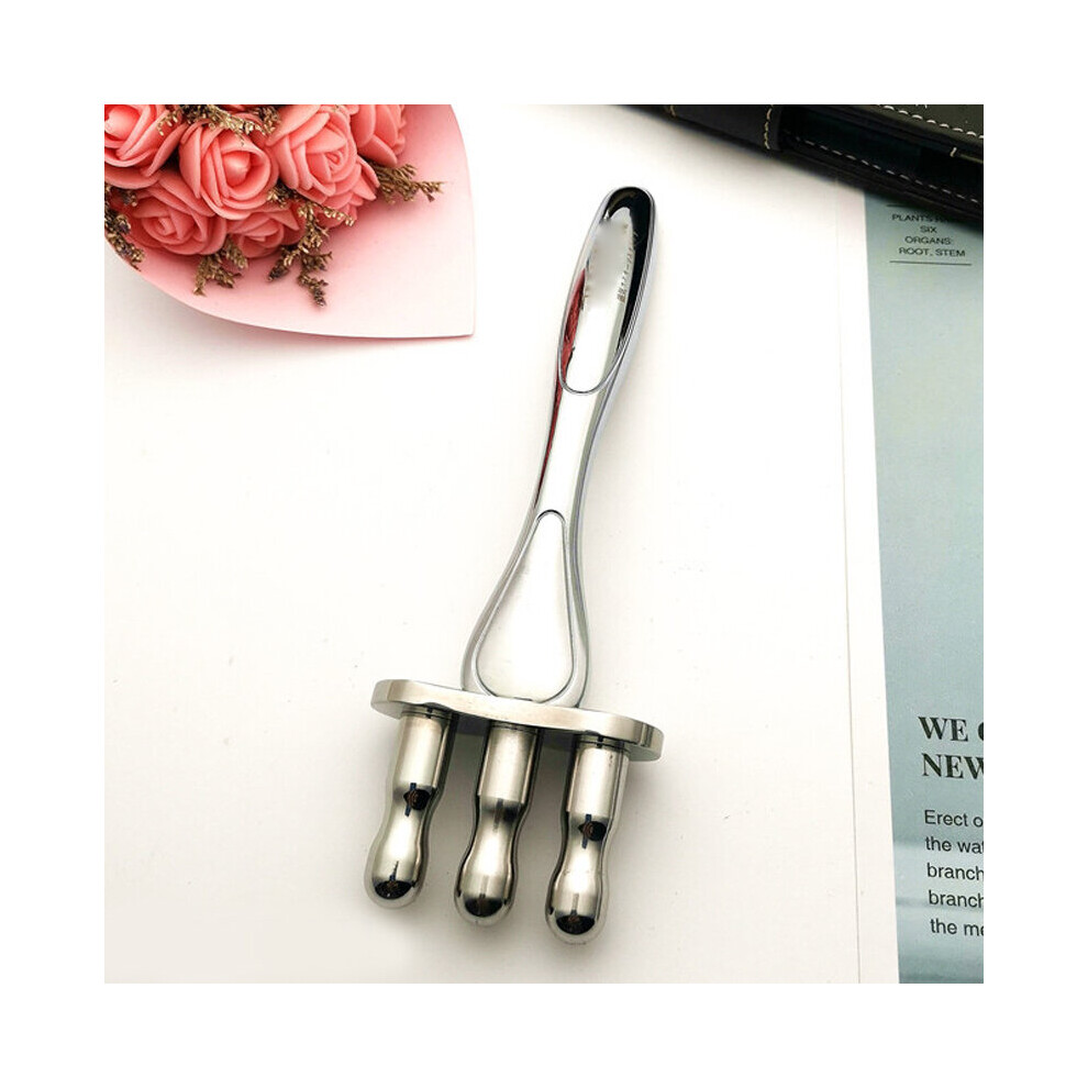 Dechoicelife (A-A) Magnetic Therapy Acid Discharge Pen Meridian Point Lymphatic Acid Drainage Magnetotherapy Pen Fork Massage Shoulder Neck Massage