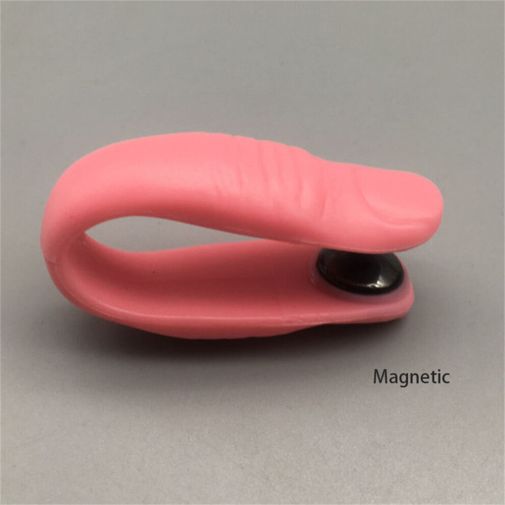 Dechoicelife (A-Pink2) Finger Joint Hand Massager Wearable Acupressure Headache Blood Circulation Relieve Pain Finger Arthritis Treatment Health Care
