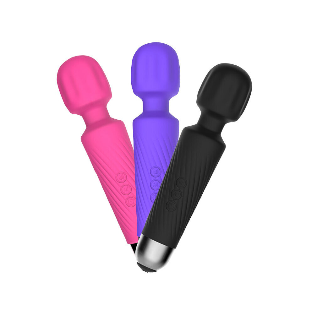 Dechoicelife (A-04 Random Color) Wand Massager With 20 Vibration Modes & 8 Vibration Intensities Portable Handheld Rechargeable Massagers Cordless