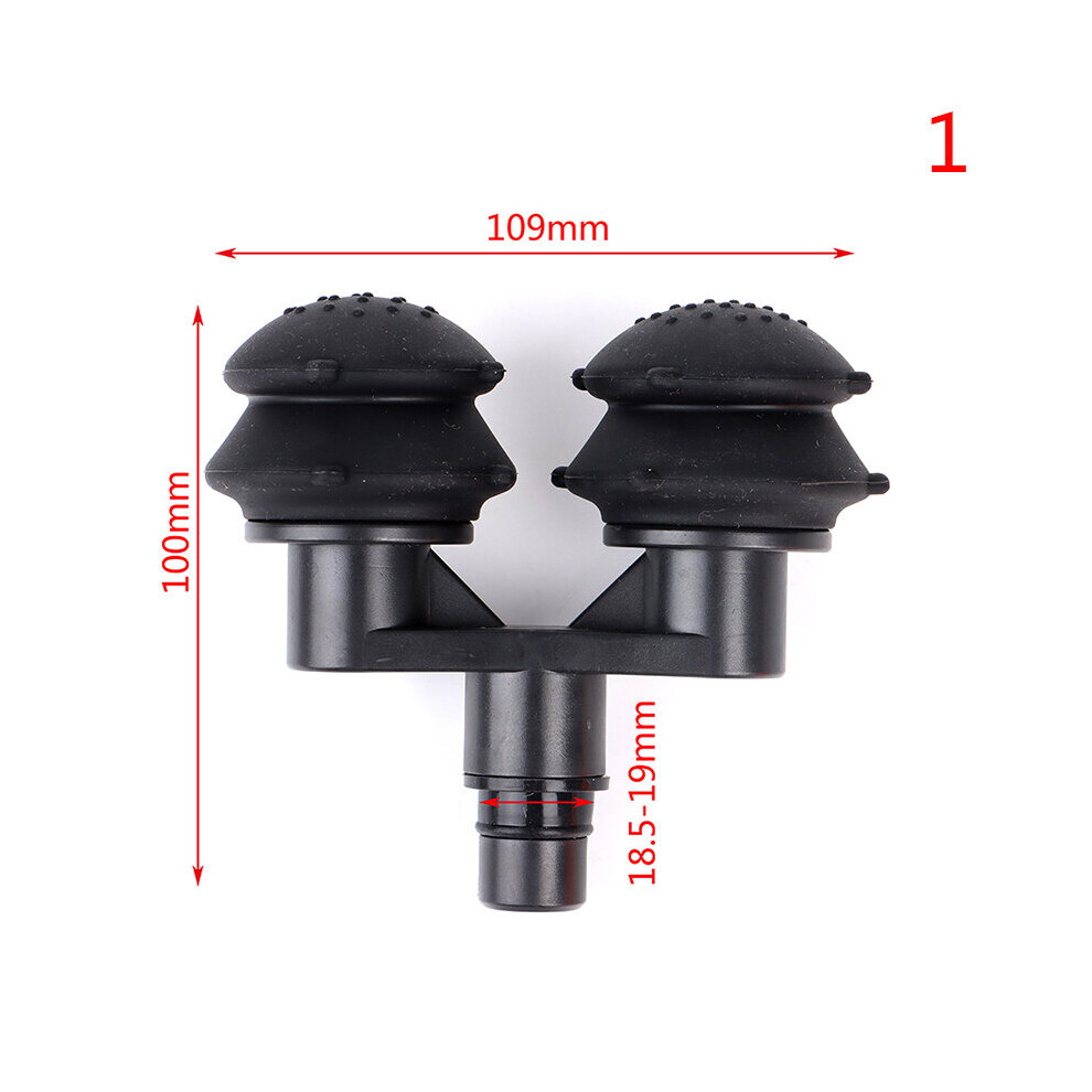 Dechoicelife (A-N1) Universal Fascia Gun Massage Head Massager Gun Replacement Head Silicone Massage Head Set Body Relaxation Massage Accessories