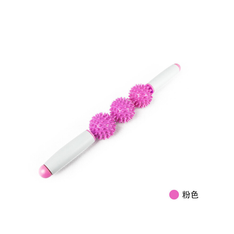 Dechoicelife Pink (A-) Fascia Muscle Roller Cellulite Massager Fascia Roller Cellulite Sore Muscles Neck Leg Back Body Roller Deep Tissue Massage Stick