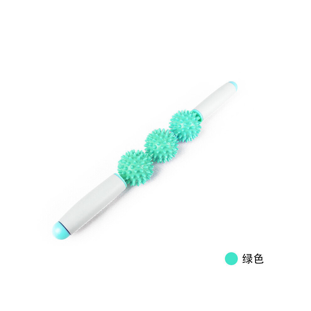 Dechoicelife Green (A-) Fascia Muscle Roller Cellulite Massager Fascia Roller Cellulite Sore Muscles Neck Leg Back Body Roller Deep Tissue Massage Stick