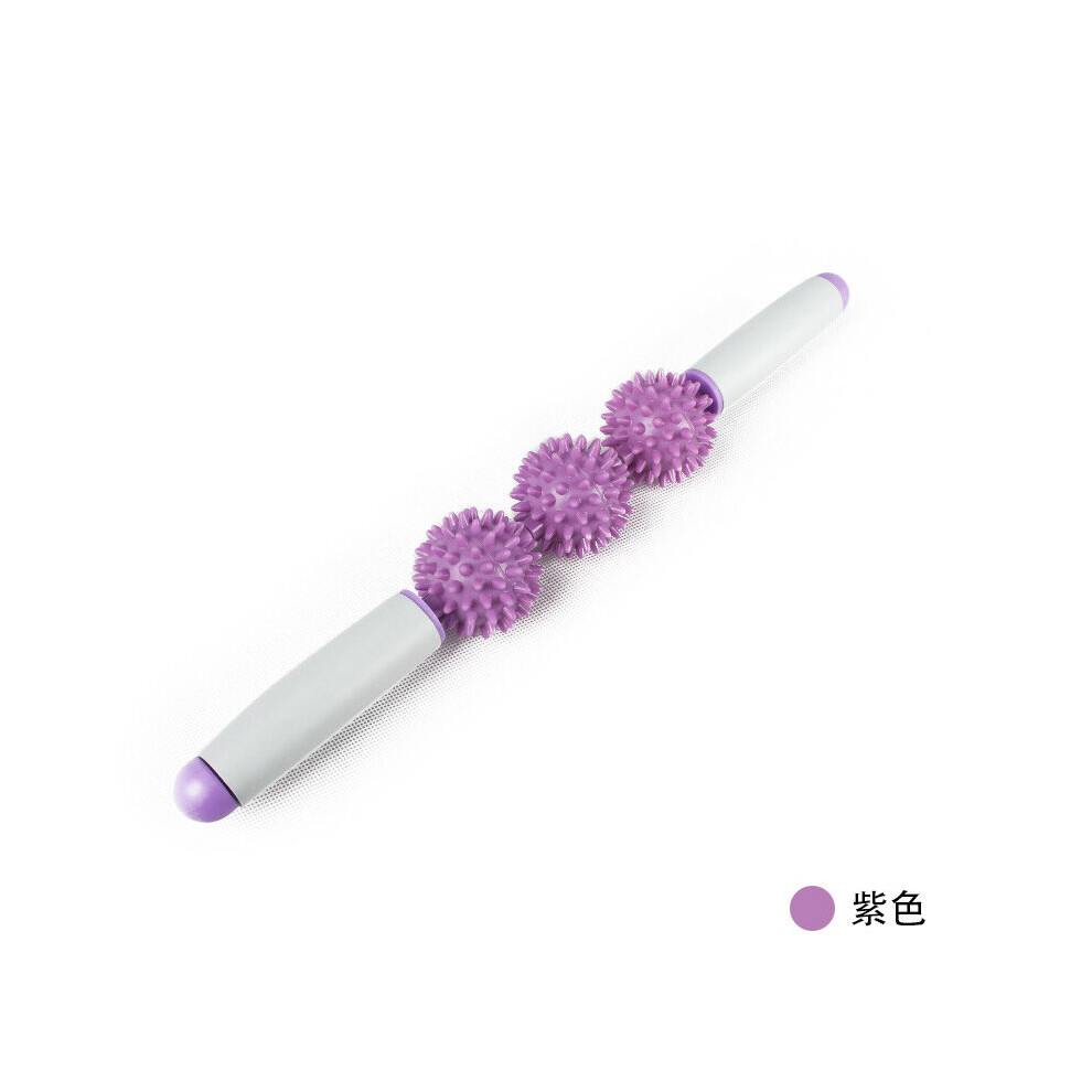 Dechoicelife Purple (A-) Fascia Muscle Roller Cellulite Massager Fascia Roller Cellulite Sore Muscles Neck Leg Back Body Roller Deep Tissue Massage Stick