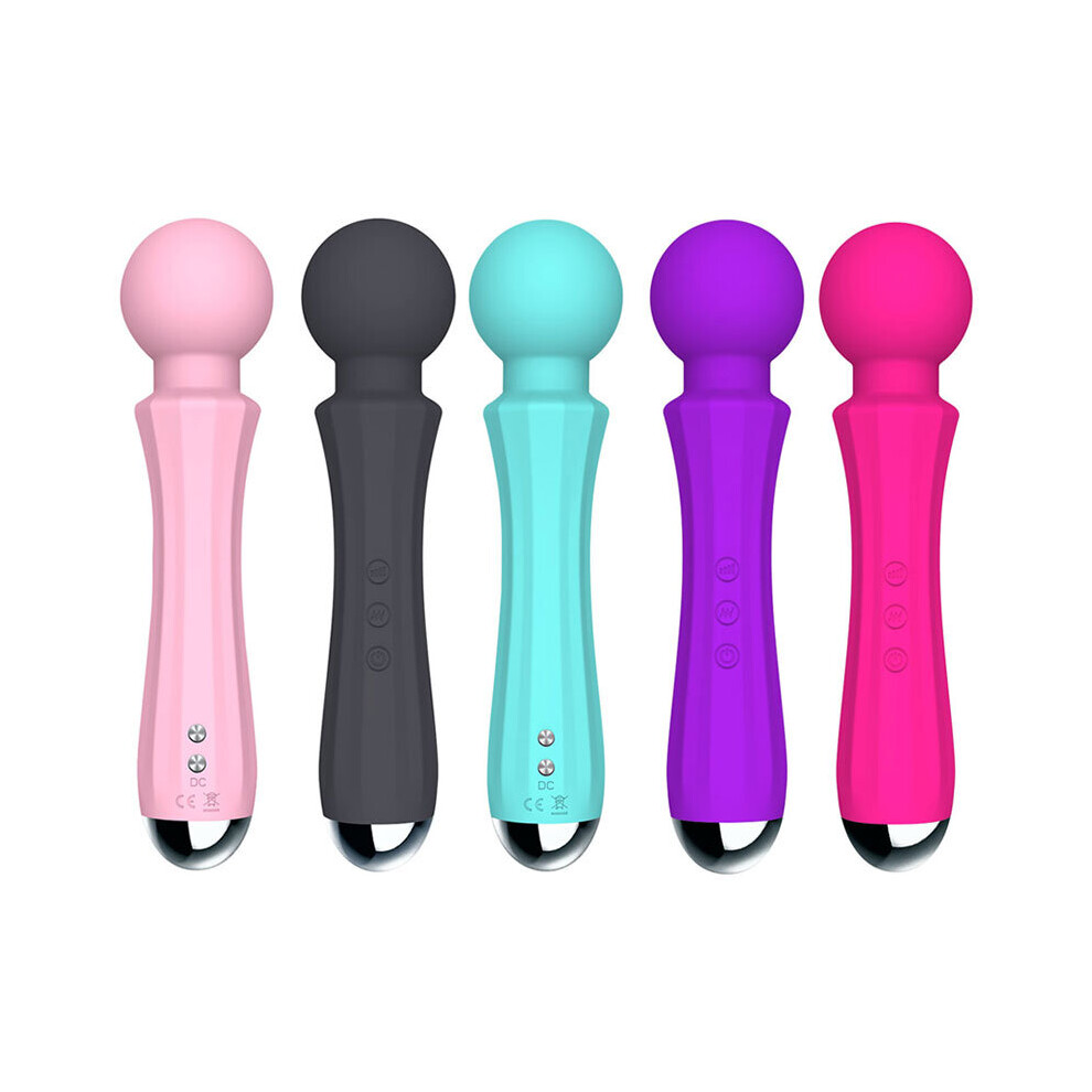 Dechoicelife (A-A15random Color) Wand Massager With 20 Vibration Modes & 8 Vibration Intensities Portable Handheld Rechargeable Massagers Cordless