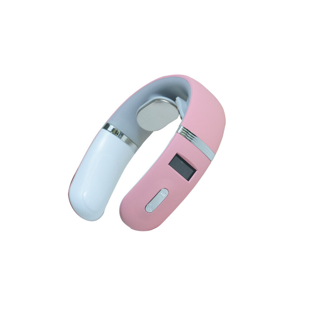 Dechoicelife Pink (A- Voice) Intelligent Cervical Vertebra Massage Instrument Customized Mijia App Remote Control Household Shoulder Neck Pulse Electric Gift