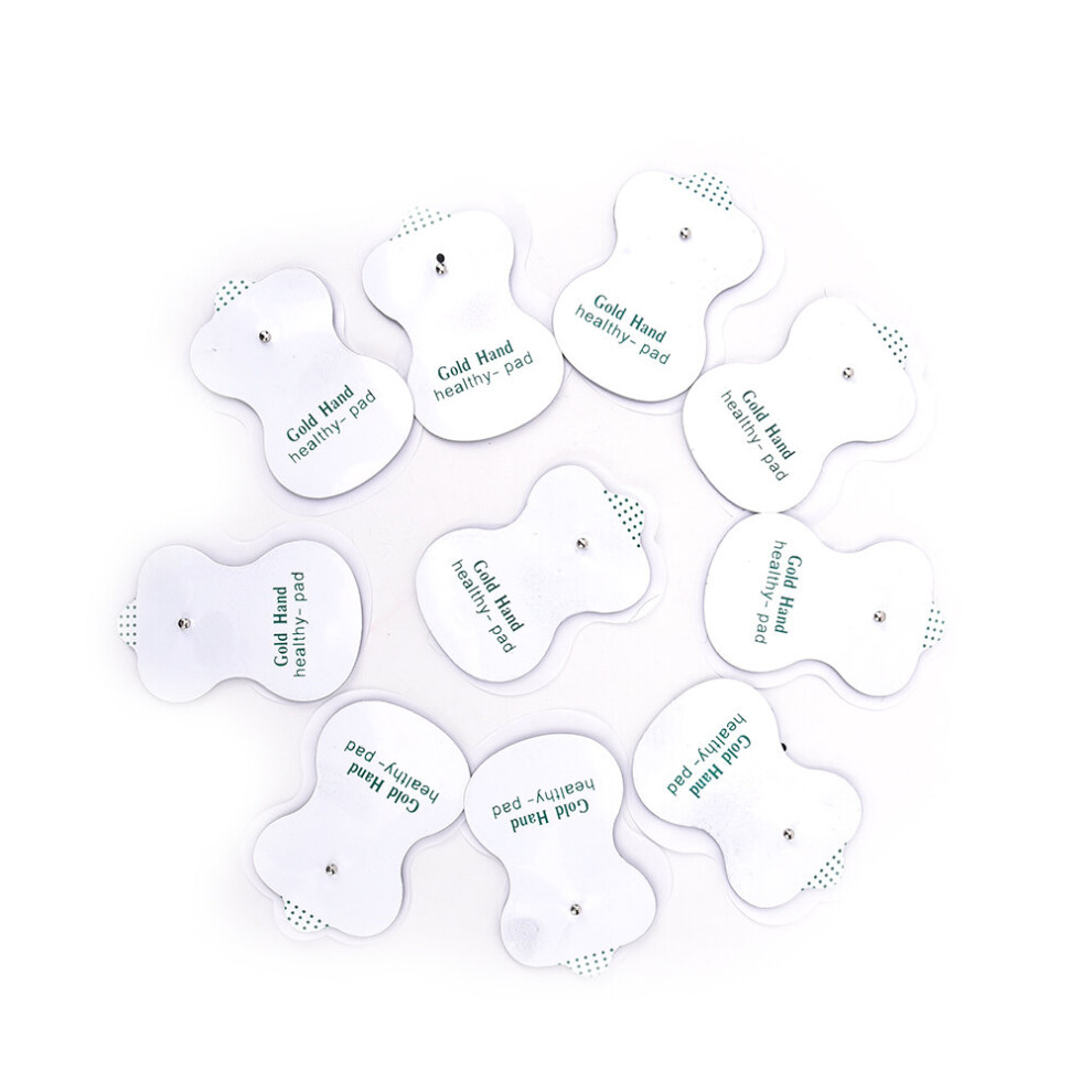 Dechoicelife 10Pcs Electrode Pads For Tens Acupuncture Therapy Pad For Slimming Electric Body Machine Massager Adhensive Gel Pad Health Care