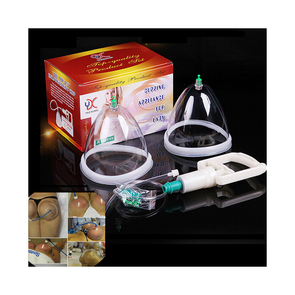 Dechoicelife Lescolton Breast & Buttocks Enhancement Pump - Vacuum Suction Therapy, 12Cm Cup, Lifting & Toning Device