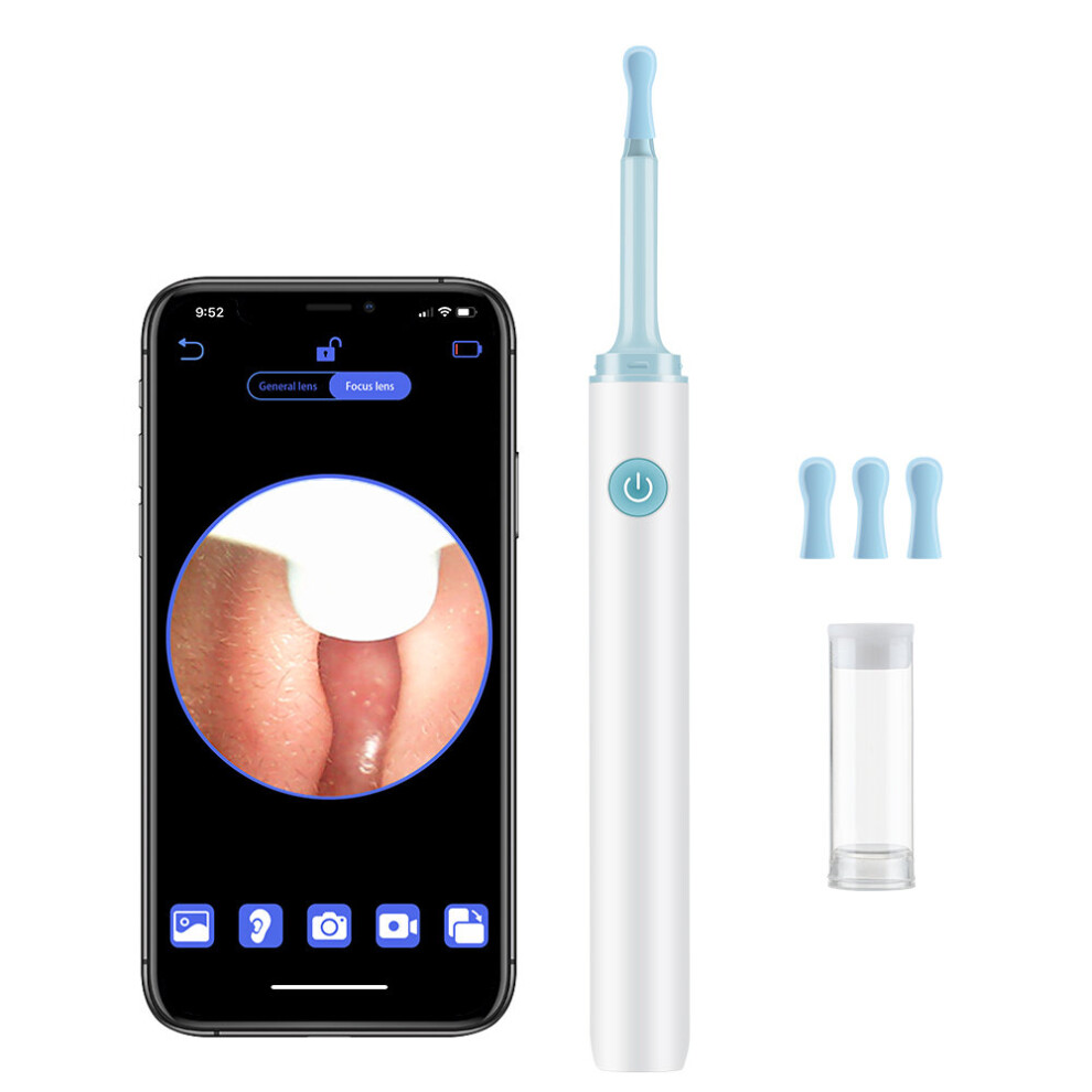 Dechoicelife (A-White) 3.9Mm Wifi Ear Cleaner Wax Removal Tool Ear Cleaning Camera Otoscope Ear Pick Wireless Led Light Oral Inspection For Android Ios