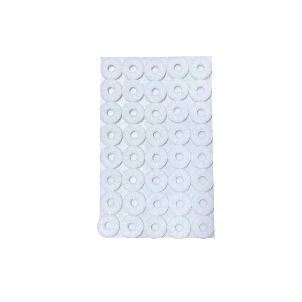 Dechoicelife White (A-80Pcs) 80Pcs (2 Sheets) Ear Clip Gaskets Conductive Pads Replacement For Lastek Headache Anxiety Insomnia Ces Therapy Device Gd-I