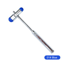 (a-Blue) Multifunctional Neurological Buck Hammer Percussor Diagnostic Reflex Percussion Dual Head Percussion Hammer Massage Tool Kit