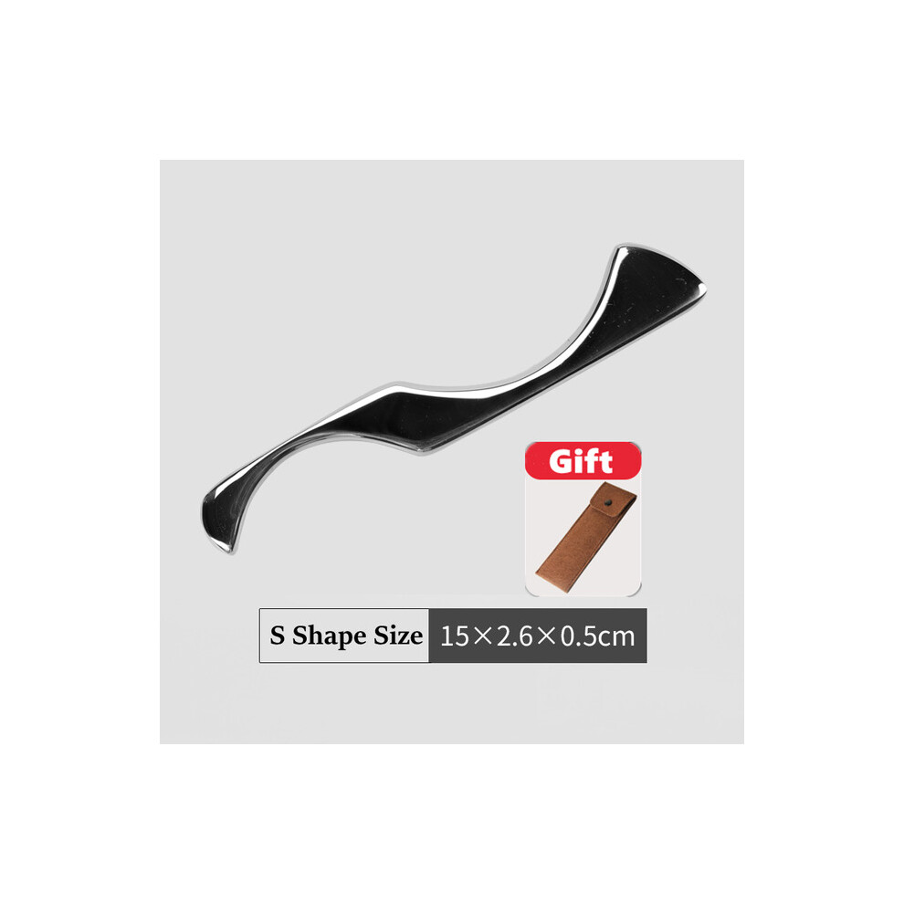 Dechoicelife Red (A-Wine ) 5Pcs/Set Stainless Steel Guasha Massage Fascia Knife Neck And Leg Whole Body Rehabilitation Physiotherapy Sports Gym Tools