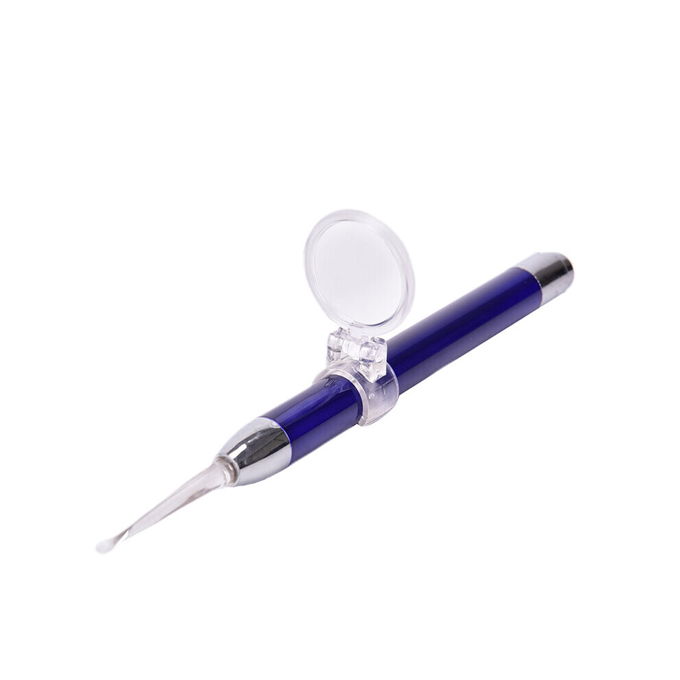 Dechoicelife (A-Bl) New Baby Ear Cleaner Ear Wax Removal Tool Flashlight Earpick Ear Cleaning Earwax Remover Ear Curette Light Spoon With Magnifier