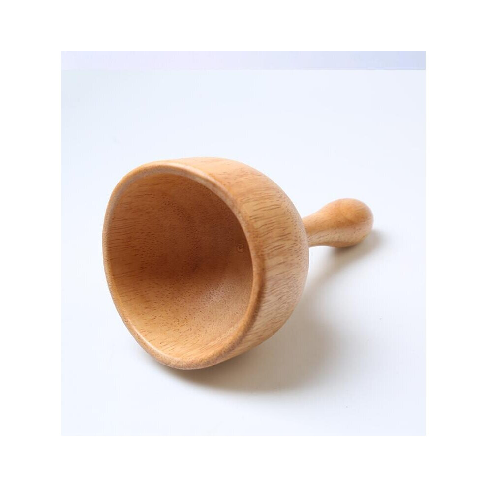 Dechoicelife (A-8) Wooden Yoga Massage Roller Bar Waist Cervical Spine Back Shoulder Legs Wooden Meridian Fitness Massager Handheld Home