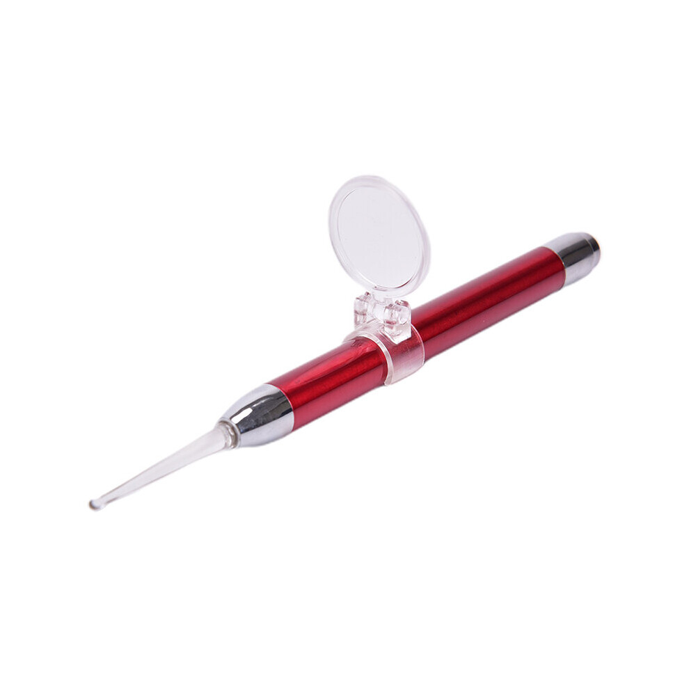 Dechoicelife (A-Rd) New Baby Ear Cleaner Ear Wax Removal Tool Flashlight Earpick Ear Cleaning Earwax Remover Ear Curette Light Spoon With Magnifier