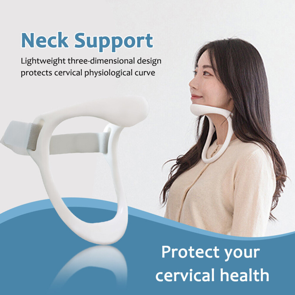 Dechoicelife Adjustable Cervical Retractor Traction Posture Correct Neck Support Belt Spine Pain Relief Spine Fixed For Adults Children