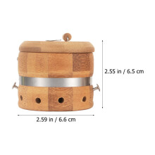 (a-Small type) Moxibustion Box Adjustable Temperature Moxa Heat Tank with Wearable Rope Moxa Box Pain Relief Moxa Cone Burner Warm Massager