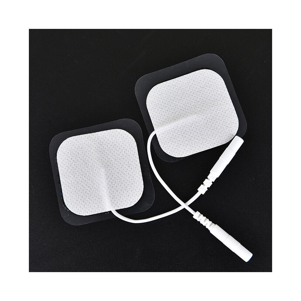 Dechoicelife (A-Transparent) 10Pcs Tens Electrode Adhesive Gel Pads Body Acupuncture Therapy Massager Therapeutic Pulse Stimulator Electro Sticker