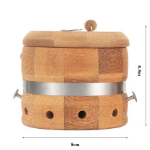(a-Big type) Moxibustion Box Adjustable Temperature Moxa Heat Tank with Wearable Rope Moxa Box Pain Relief Moxa Cone Burner Warm Massager