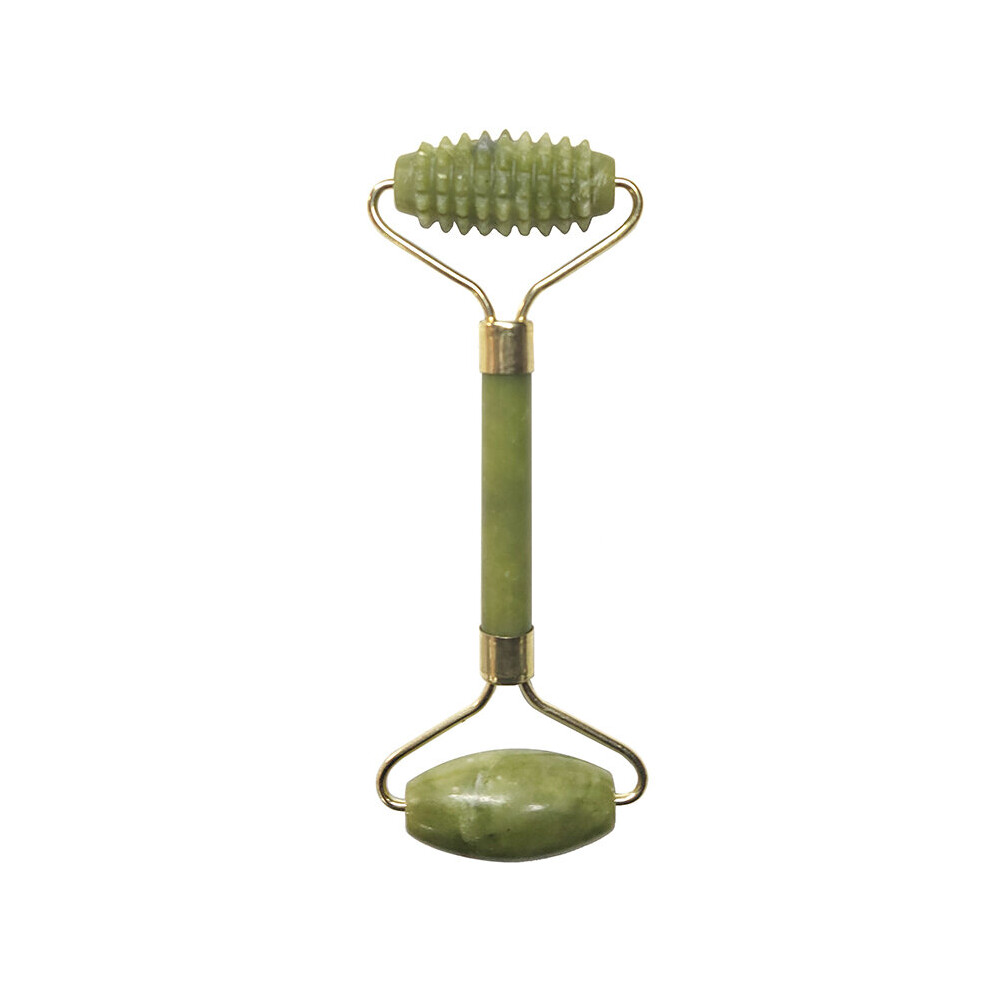 Dechoicelife (A-Jade Roller) Natural Jade Roller Facial Massager Real Stone Face Roller Guasha Massage Board Set Guasha Tool Jade Roller Guasha Massage Board