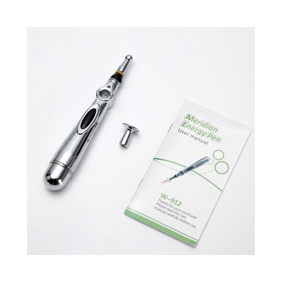 Dechoicelife Electronic Acupuncture Pen Pulse Trigger Point Massage Stick Body Acupoint Pulse Stimulator Energy Pen Relief Pain Reflexology