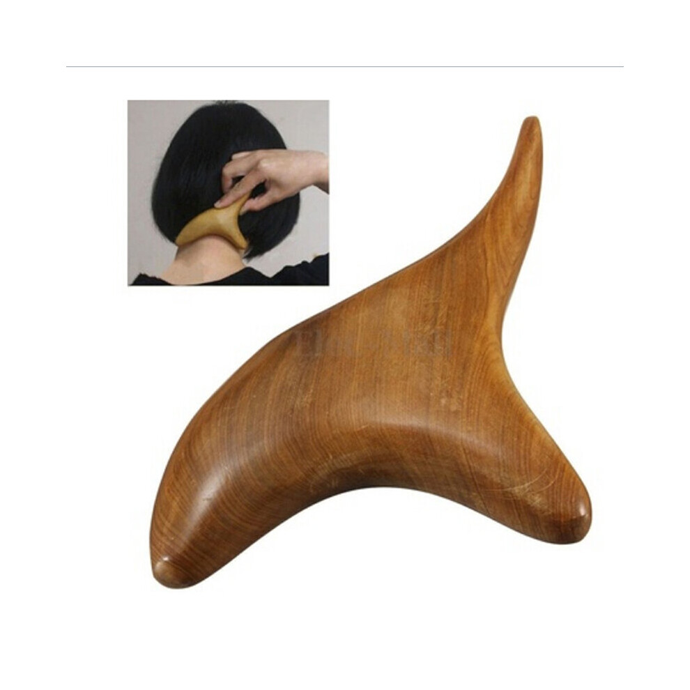 Dechoicelife (A-As Picture) Wooden Triangle Massage Stick Board Trigonometric Foot Body Relax Shiatsu Thai Massager For Blood Circulation