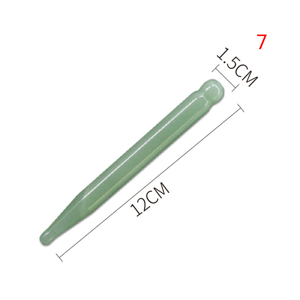 Dechoicelife (A-N4 Jade) 1Pcs Resin Stick Gua Sha Facial Massage Acupunctur Point Pen Chinese Medicine Guasha Beauty Messager Tool