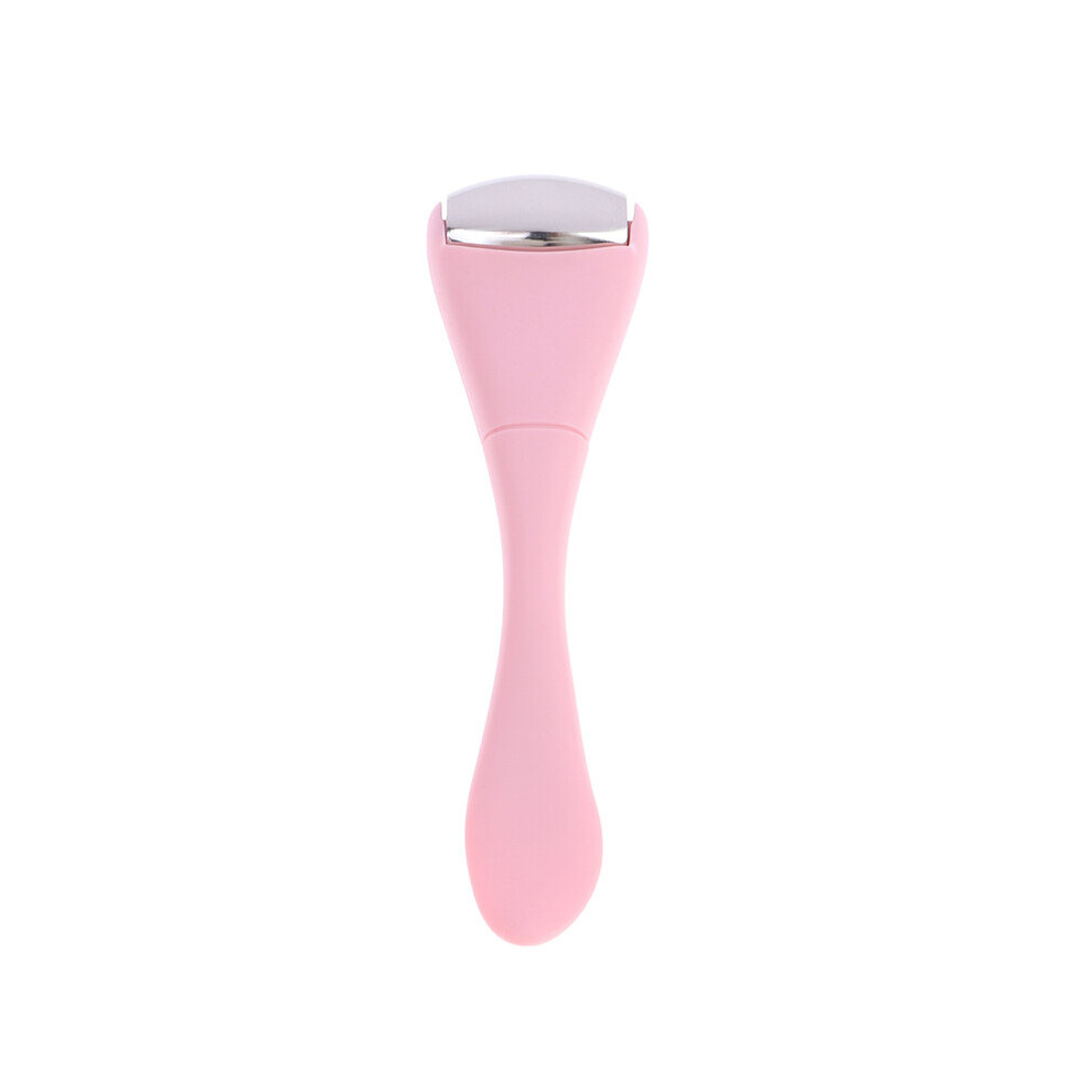 Photos - Facial Cleansing Brush  1Pc Metal Eye Cream Roller Wand, Facial Massager For Applicator, DIY Manual Roller Beauty Stick, Makeup Tools For G(a-Pink)