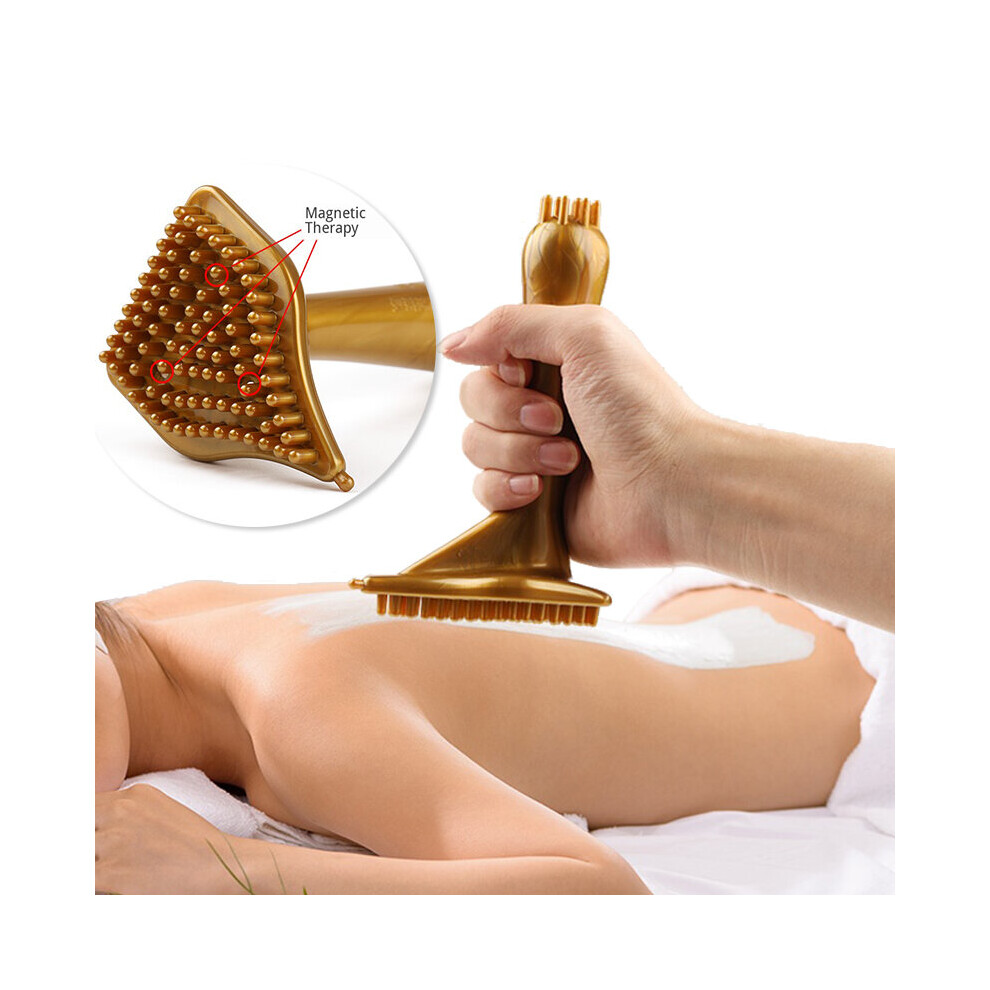 Dechoicelife Gua Sha Massage Brush Shiatsu Scraping Instrument Magnetic Guasha Therapy Household Massager Fat Burner Slimming Device