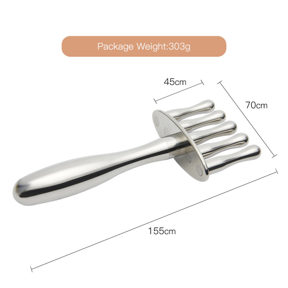 Dechoicelife (A-5) Magnetic Therapy Body Massage Lymphatic Acid Drainage Massage Stick Spa Meridian Pen Anti-Cellulite Pain Relief Guasha Pen