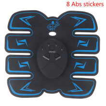(a-8 Abs stickers) EMS Muscle Stimulator Trainer Smart Fitness Abdominal Training Electric Body Weight Loss Slimming Device