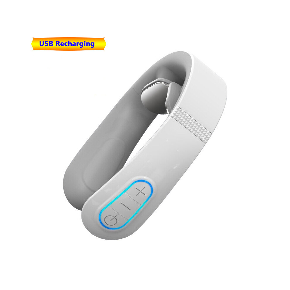 Dechoicelife (A-Type 1) Smark Neck Massager Electric Hot Compress Neck Massage Voice Usb Recharging Ems Therapy Pulse Pain Relief Tool With Remote