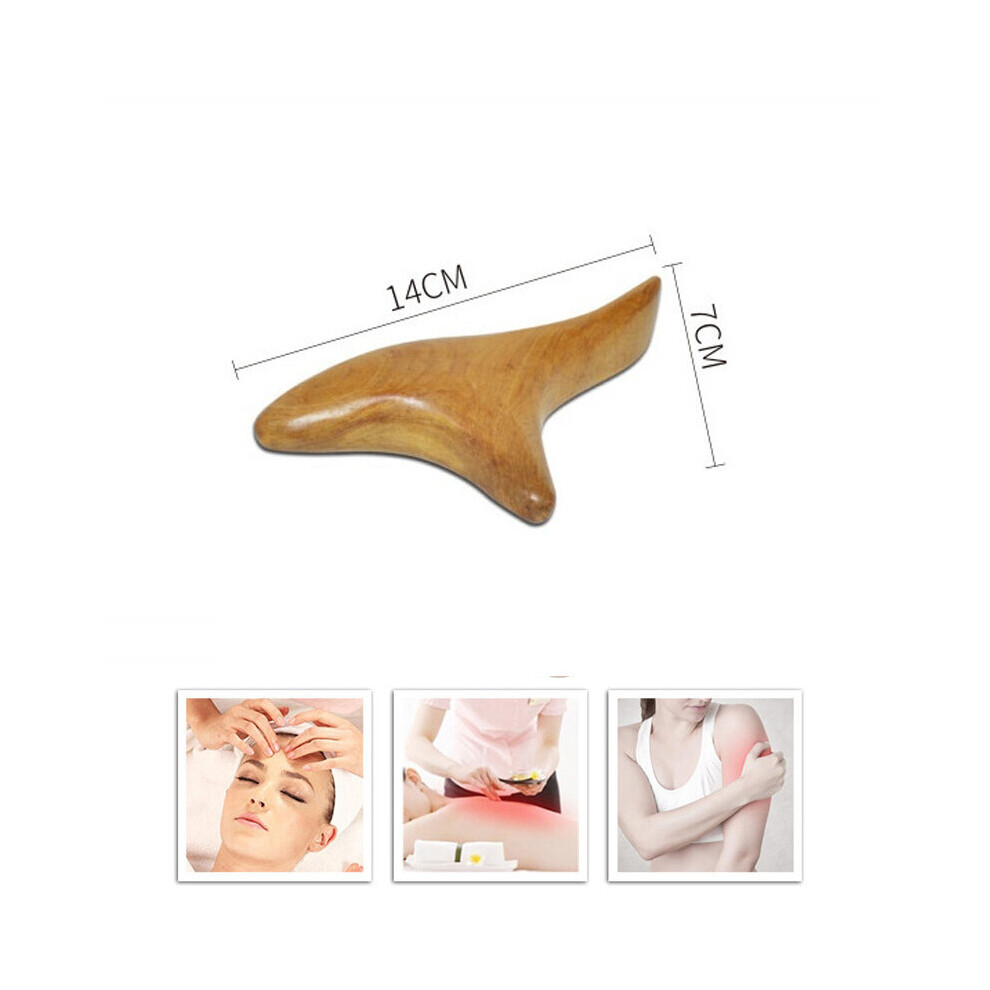 Dechoicelife (A-Style 13) Natural Beech Wooden Neck Shoulder Back Massager Scrape Wood Guasha Stick For Massage Gouache Therapy Spa Beauty Salon Health