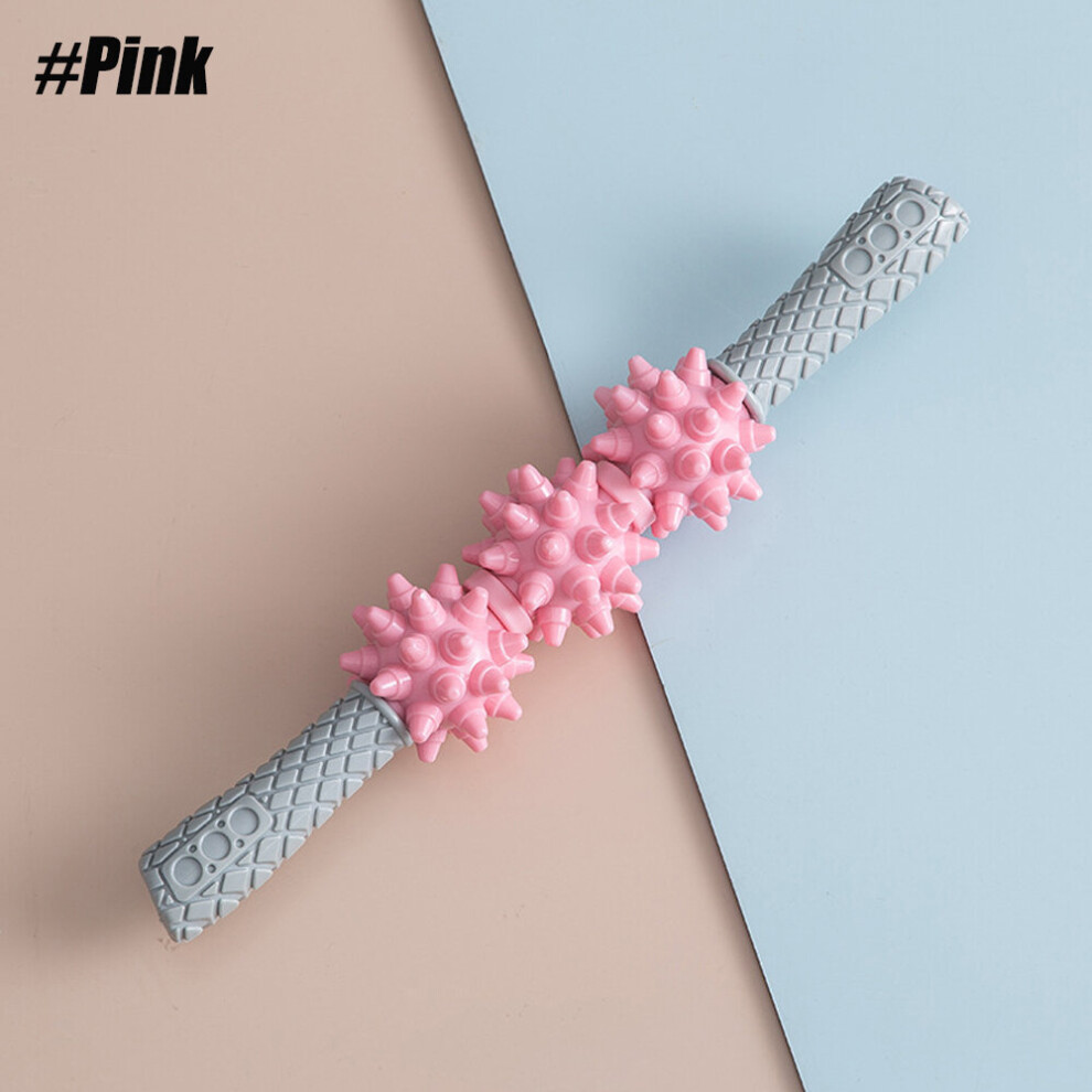 Dechoicelife Pink (A- Massage Stick) Muscle Roller,Cellulite Massager,Fascia Roller For Cellulite & Sore Muscles,Neck, Leg,Back,Body Roller Deep Tissue Massage Stic