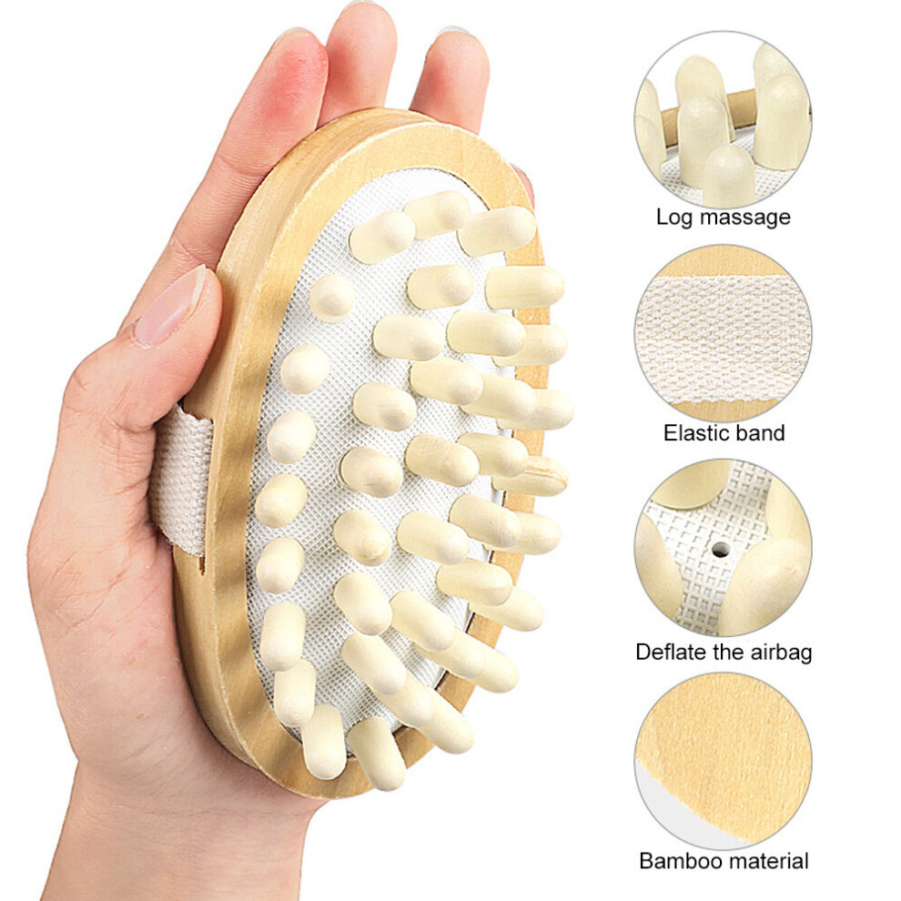 Dechoicelife (A-Style 12) Natural Beech Wooden Neck Shoulder Back Massager Scrape Wood Guasha Stick For Massage Gouache Therapy Spa Beauty Salon Health