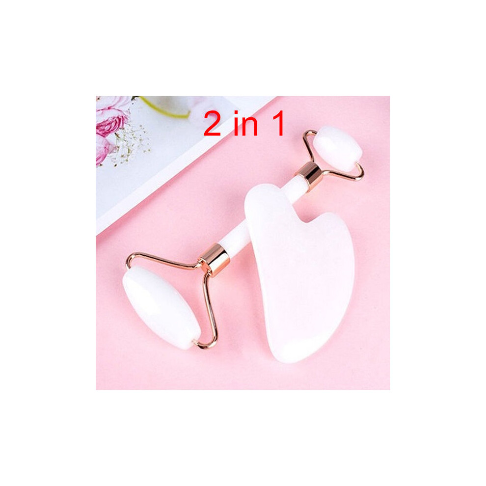 Dechoicelife (A-Auburn) Gua Sha Guasha Face Back Massager Gouache Scraper For Face Facial Head Scalp Massagers Spa Jade Roller Slimming Silicone Brush