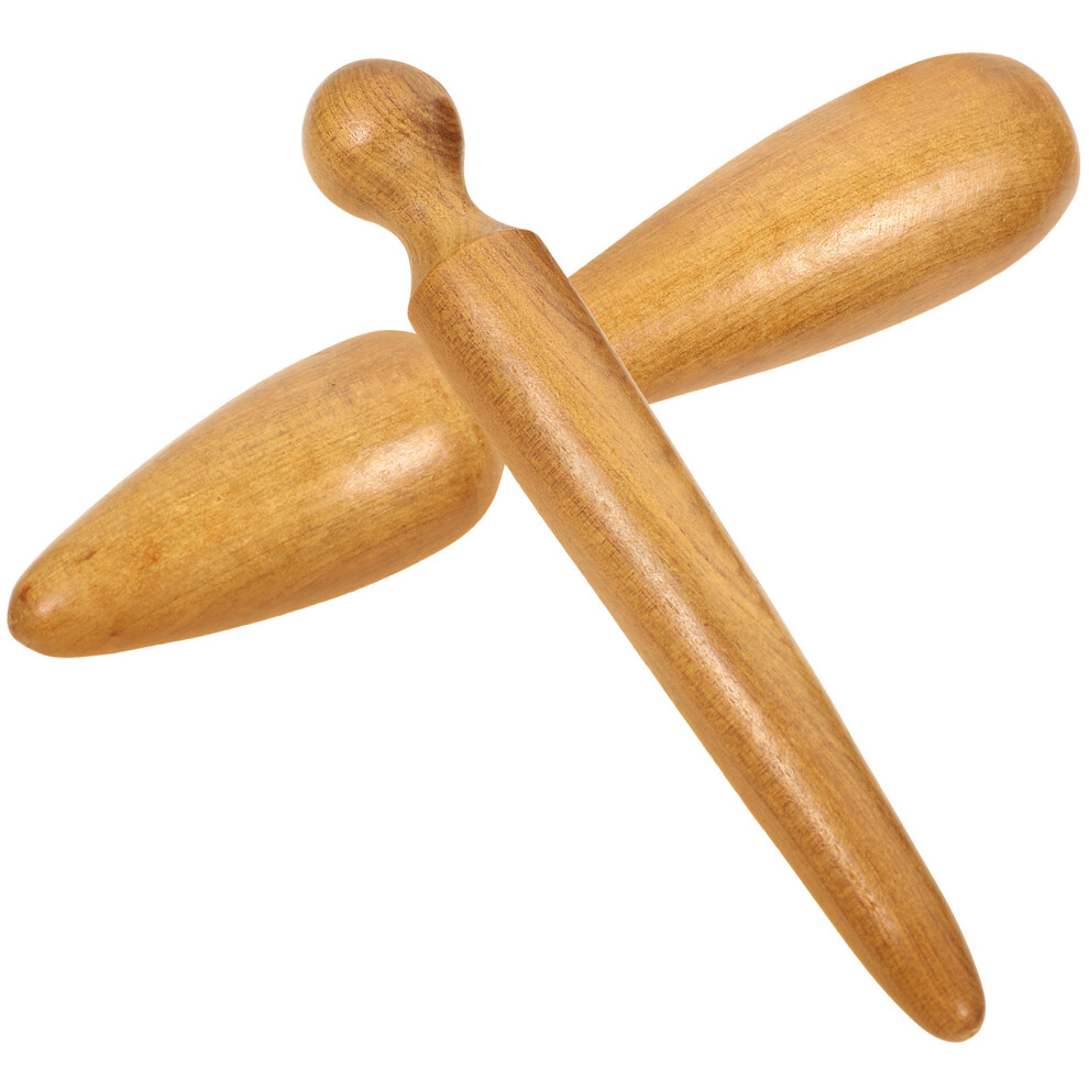 Dechoicelife Stick Wood Rod Trigger Point Tool Roller Thai Foot Neck Reflexology Scraper