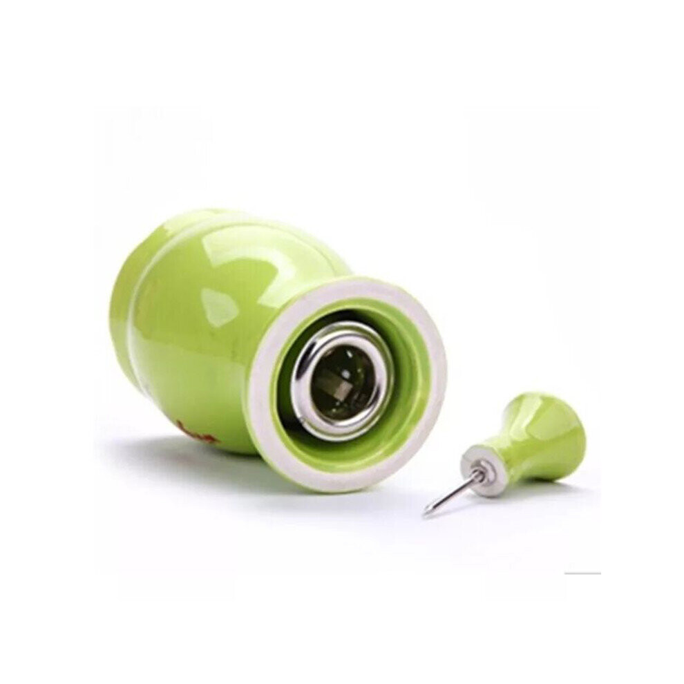Dechoicelife (A-Type 1) Ceramic Warm Moxibustion Jar Smokeless Moxa Stick Heat Scraping Therapy Body Massage Device