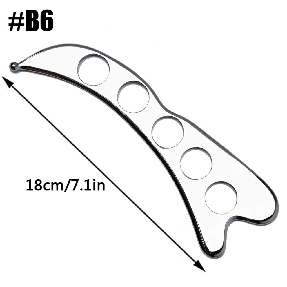 Dechoicelife (A-B6) Stainless Steel Facial Acupuncture Massage Stick Reflexology Trigger Point Massager Full Body Tissue Relaxing Muscle Relief Pain