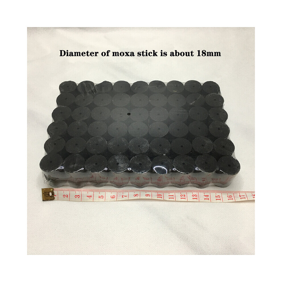 Dechoicelife (A-Smokeless Type 2) Ceramic Warm Moxibustion Jar Smokeless Moxa Stick Heat Scraping Therapy Body Massage Device