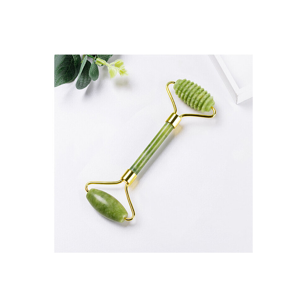 Dechoicelife (A-Pointed And Round) Natural Massager For Face Gouache Scraper For Face Massager Jade Roller Guasha Scraper For Face Microniddle Roller Face Gua Sha