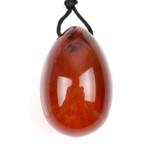 (a-45x30 mm) Red Agate Massage Egg 3 Pcs Set Yoni Ball Natural Crystal Jade Stone Kegel Vaginal Exercise Tool Pelvic Floor Muscle Health Care