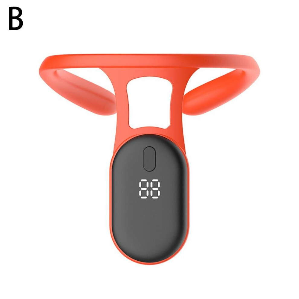 Dechoicelife (A-Orange) Portable Lymphatic Soothing Mericle Ultrasonic Body Shaping Neck Instrument Portable Massager For Men And Women Sitting Reminder