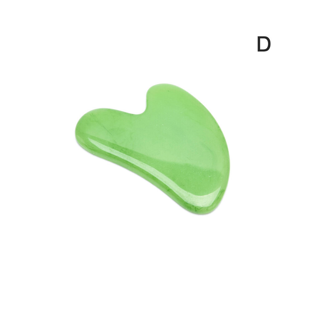 Dechoicelife (A-Chocolate) Beeswax Face Massagers Scraping Guasha Board Spa Acupuncture Facial Rinkle Remover Beauty Health Massage Tools