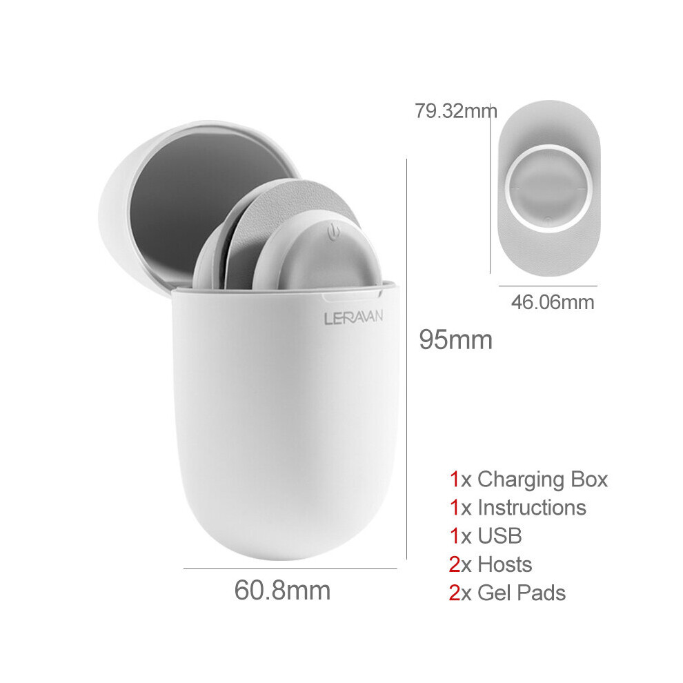 Dechoicelife (A-Neck Massager 01) Portable Electric Neck Massager Pad Mini Ems Cervical Massage Muscle Stimulator Massage Instrument Pain Relief Health Care