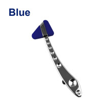 (a-Blue) Medical Taylor Neurological Hammer Percussor Diagnostic Triangle Percussion Body Nerve Massage Reflex Hammer with Nylon Tip