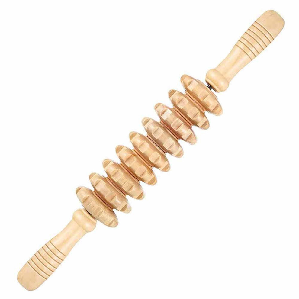 Dechoicelife (A-Style A-1Pcs) Wood Therapy Massage Tools Maderoterapia Kit Wooden Gua Sha Tool Wood Massage Roller Mushroom Massager Body Sculpting