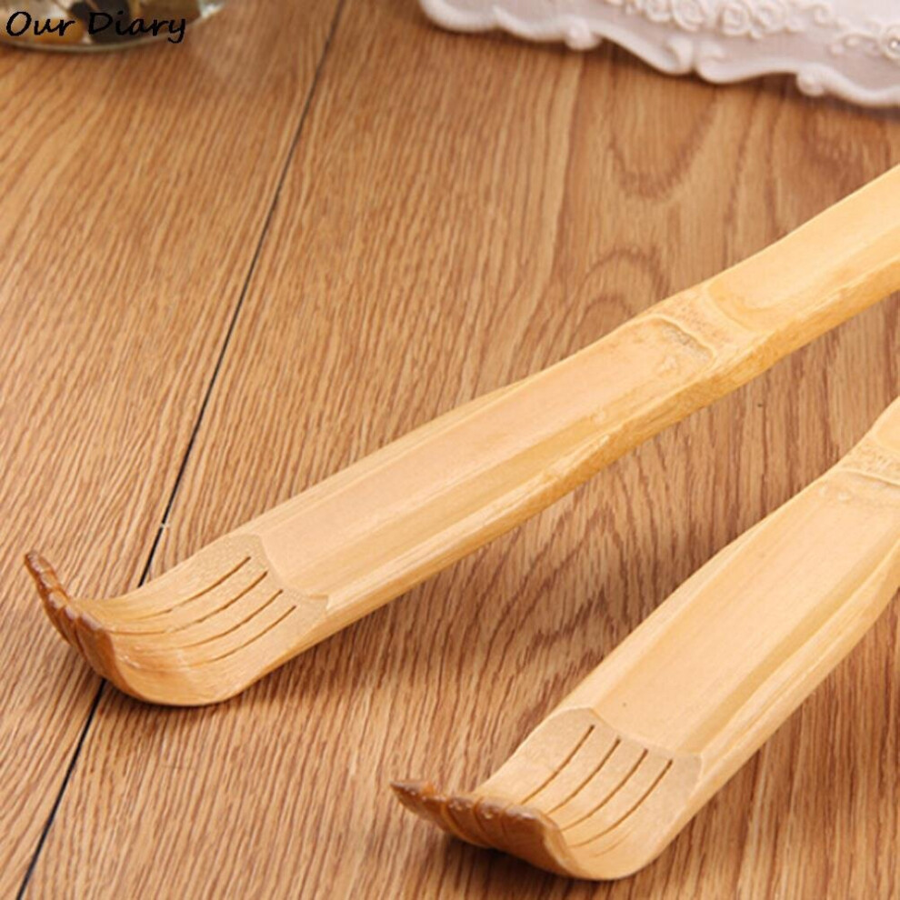 Dechoicelife 1Pc Brand New And High Quality Durable Bamboo Massager Back Scratcher Wooden Body Roller Stick Backscratcher