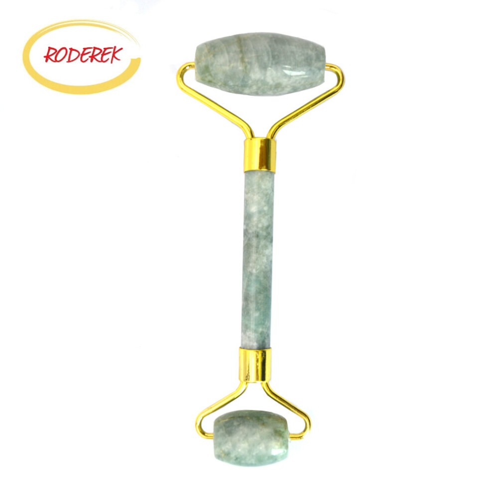 Dechoicelife Face Care Jadeite Roller Massager For Face And Neck Gua Sha Jade Roller